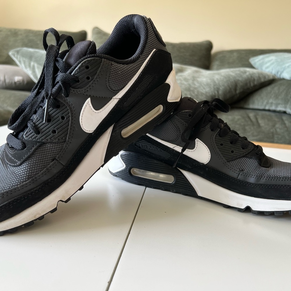 Nike Black and White Air Max Sneakers